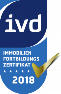 IVD Immobilienfortbildungszertifikat 2018 Stephan